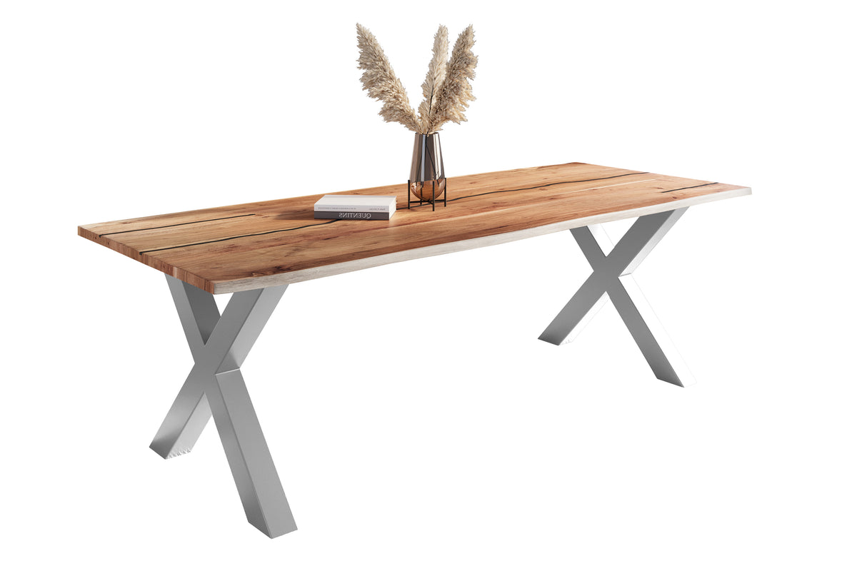 #260x100 #naturfarben #x-gestellsilber