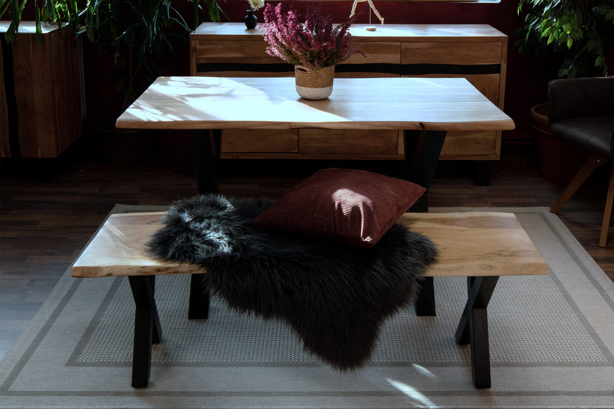 #160x42 #naturfarben #x-gestell