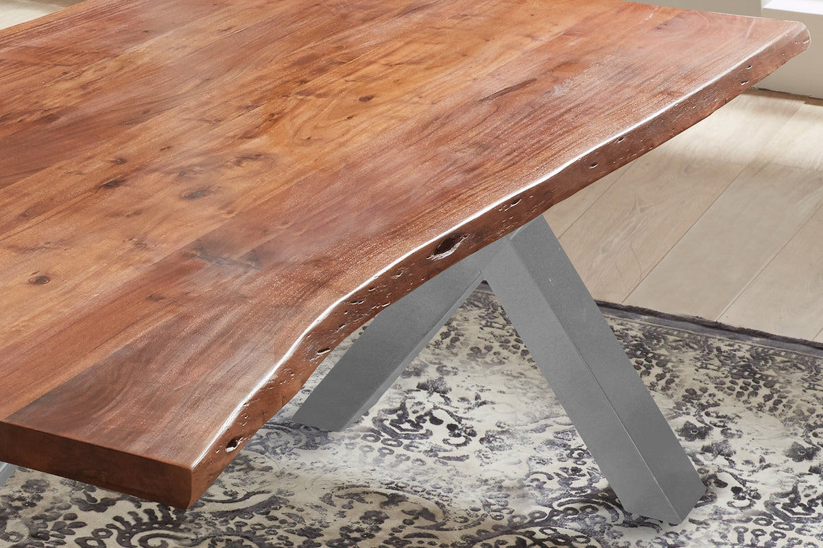 #120x80 #nussbaumfarben #silber