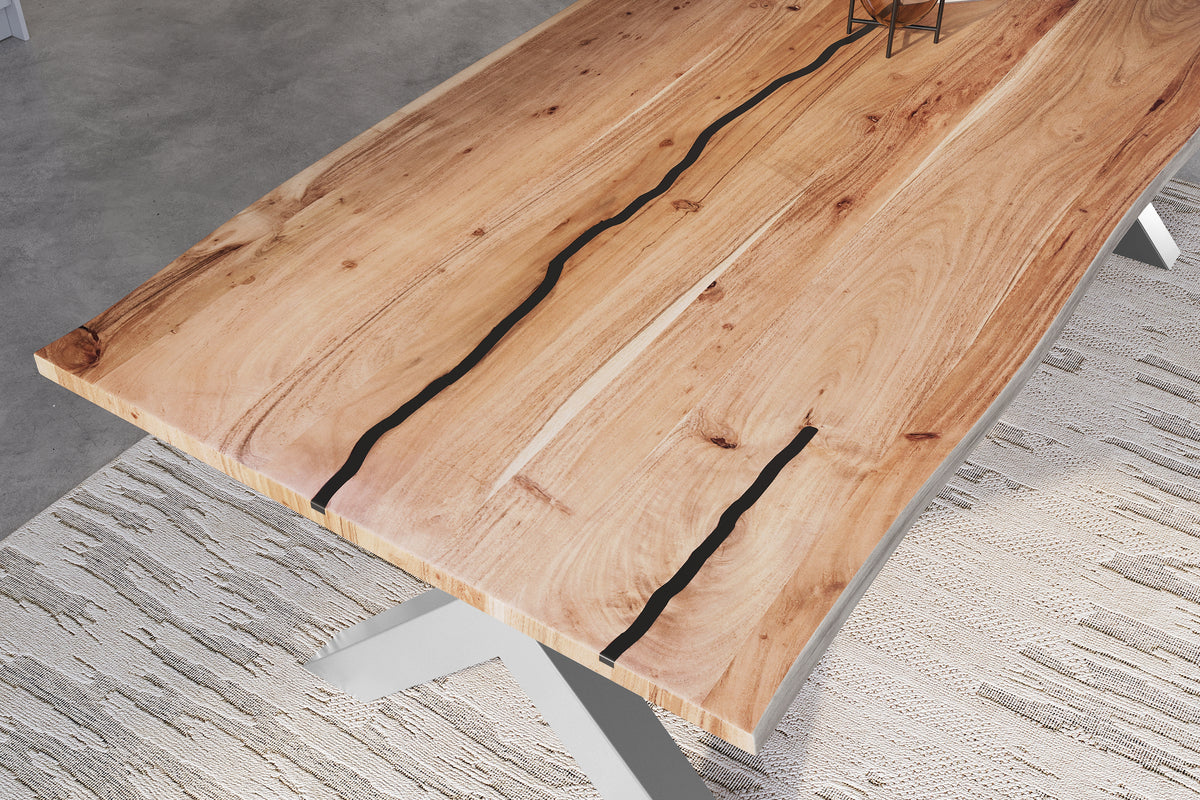 #260x100 #naturfarben #x-gestellsilber