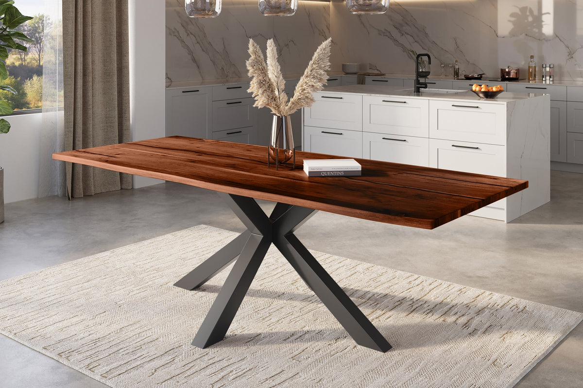 #260x100 #nussbaumfarben #spider-gestellschwarz