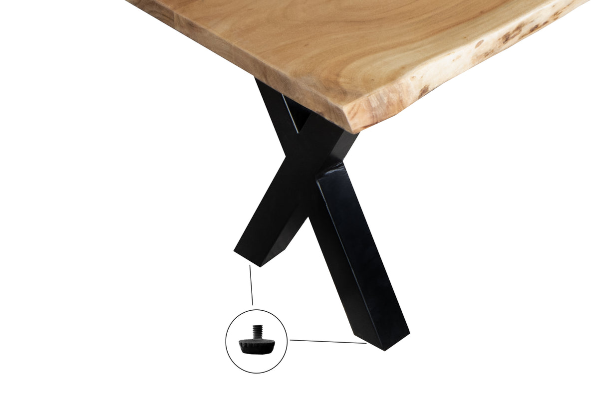 #160x42 #naturfarben #x-gestell