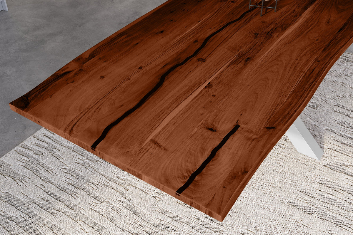 #300x100 #nussbaumfarben #spider-gestellsilber