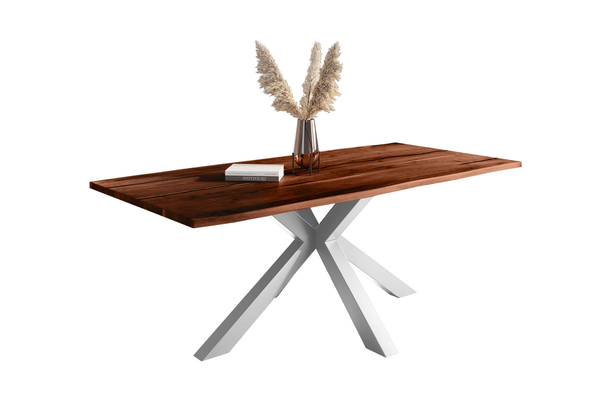 #240x100 #nussbaumfarben #spider-gestellsilber