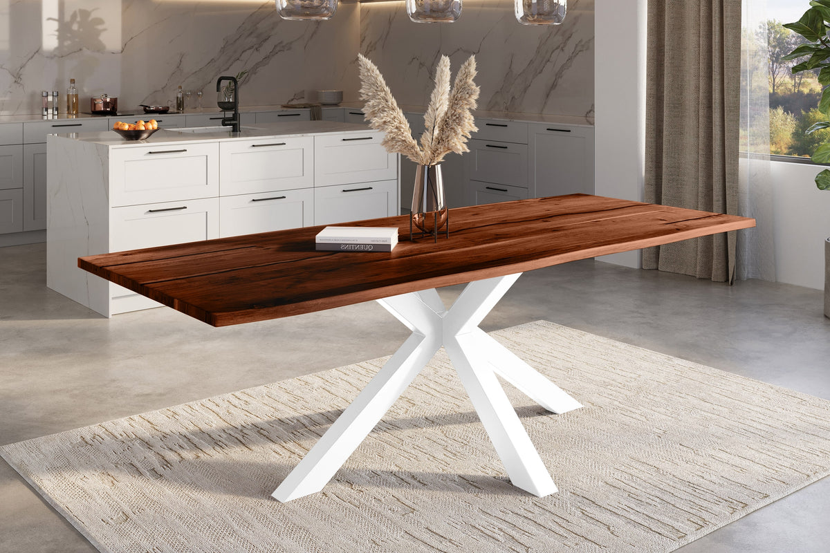 #260x100 #nussbaumfarben #spider-gestellweiß