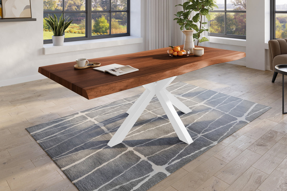 #240x120 #nussbaumfarben #spider-gestellweiß