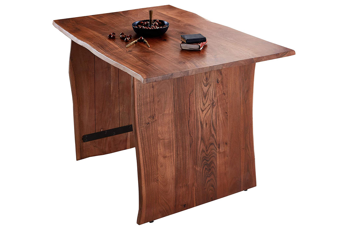#200x100 #nussbaumfarben #holzgestellakazienussbaumfarben
