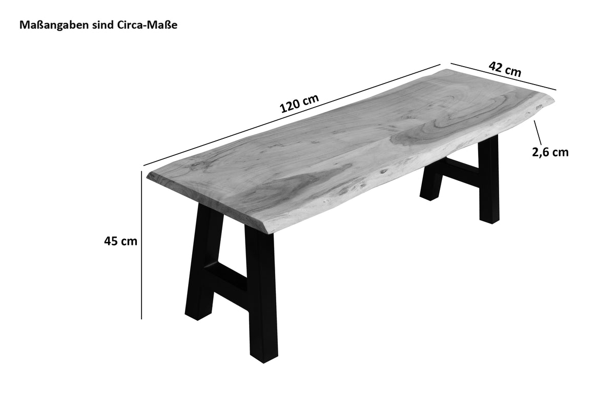 #220x42 #nussbaumfarben #a-gestell