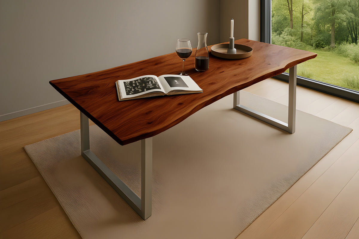 #180x90 #nussbaumfarben #silber