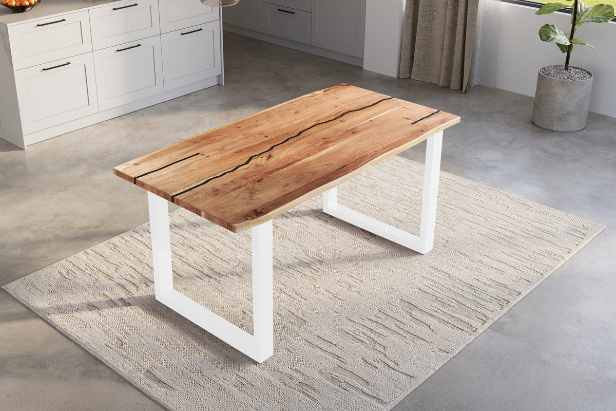 #180x90 #naturfarben #u-gestellweiß