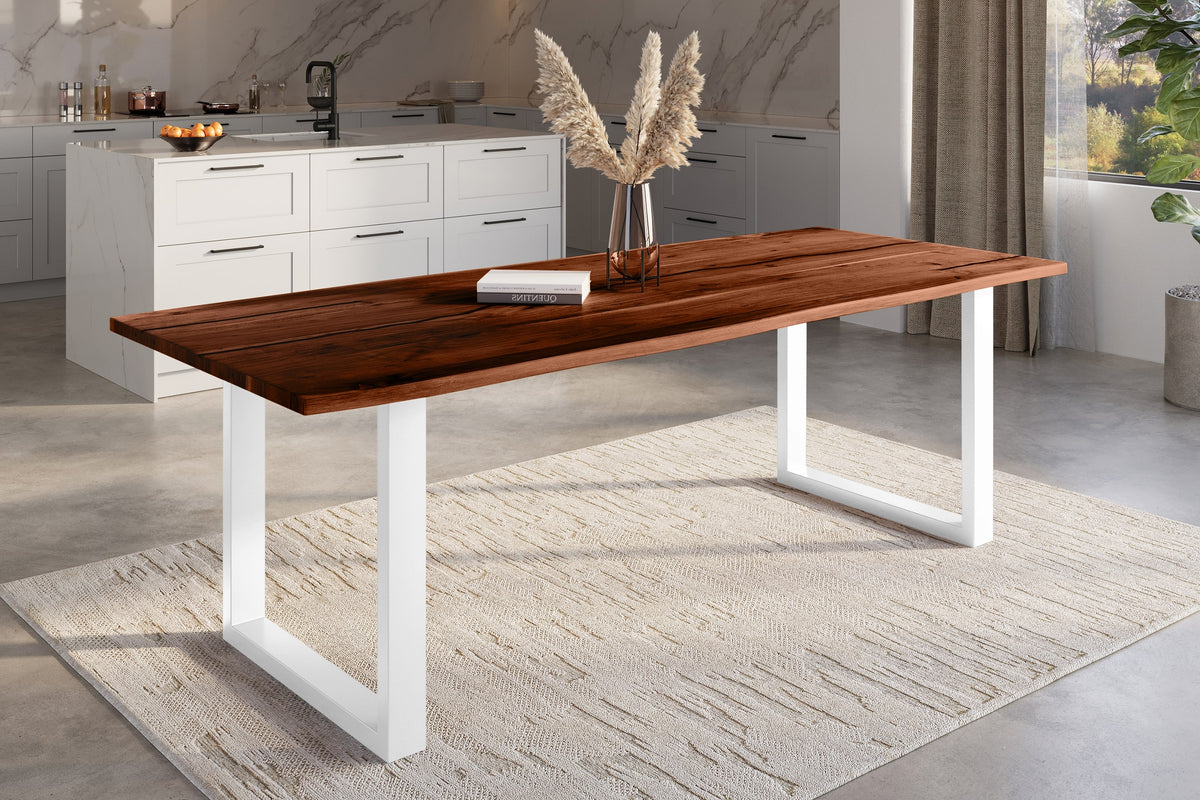 #300x100 #nussbaumfarben #u-gestellweiß
