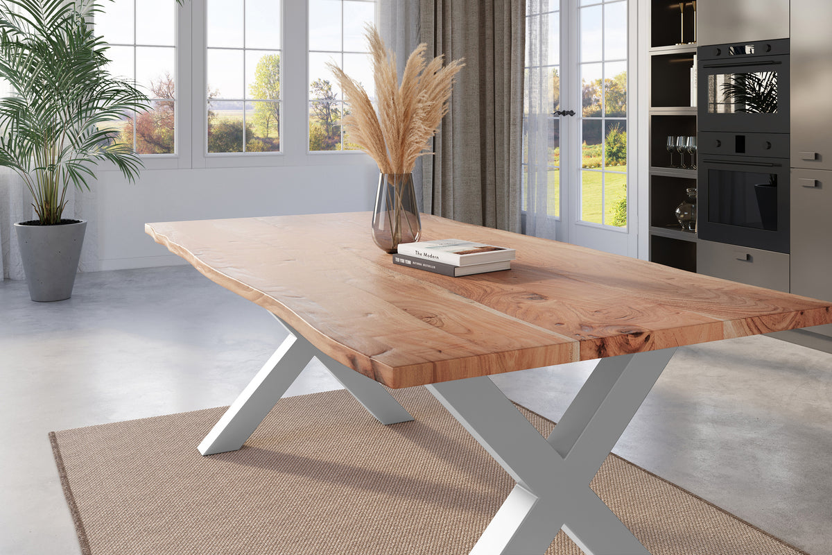 #180x90 #naturfarben #x-gestellsilber