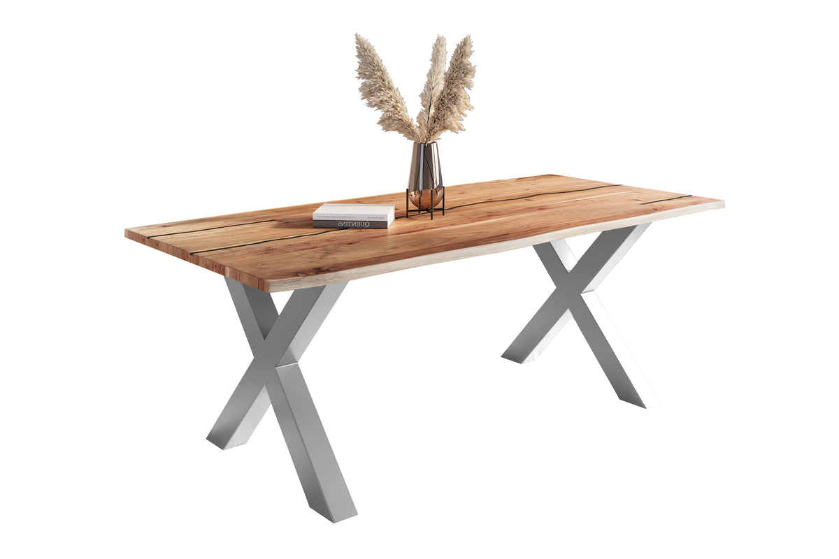 #220x100 #naturfarben #x-gestellsilber