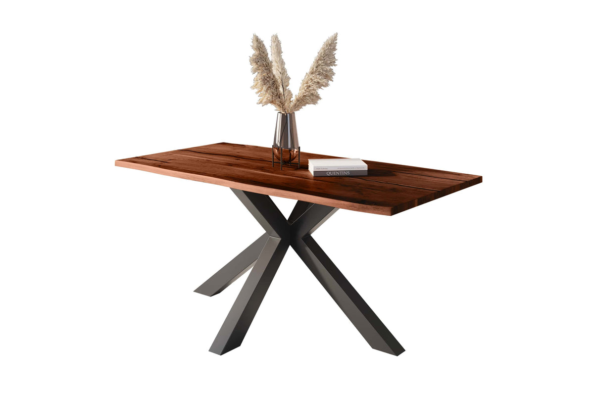 #180x90 #nussbaumfarben #spider-gestellschwarz