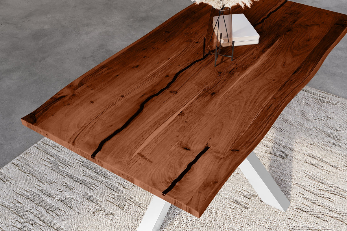 #160x85 #nussbaumfarben #spider-gestellsilber