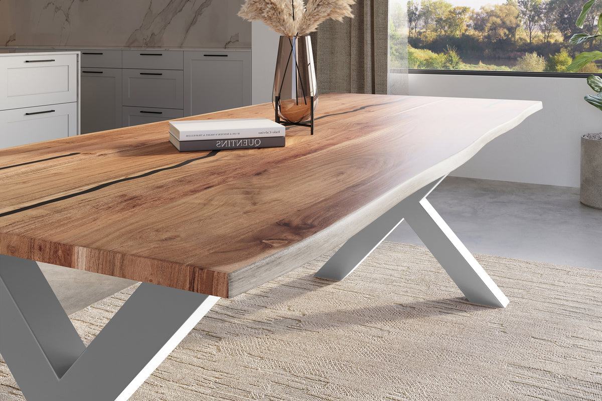 #260x100 #naturfarben #x-gestellsilber