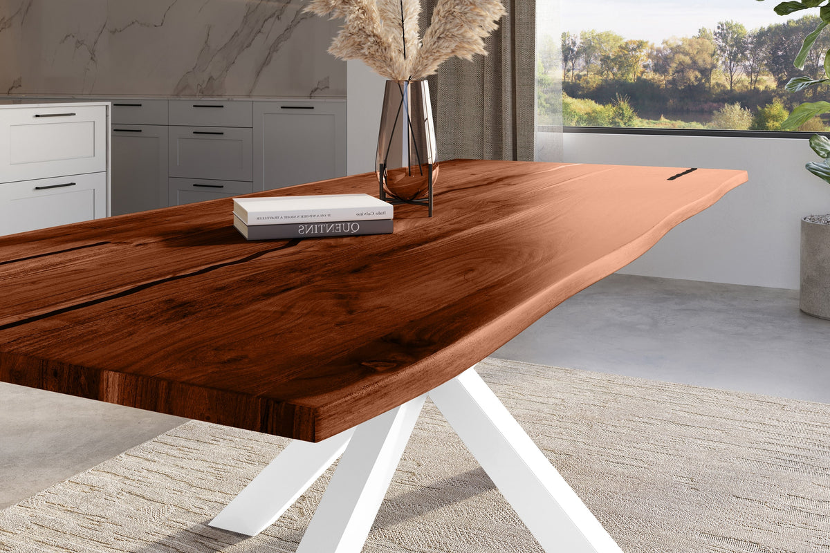 #260x100 #nussbaumfarben #spider-gestellweiß