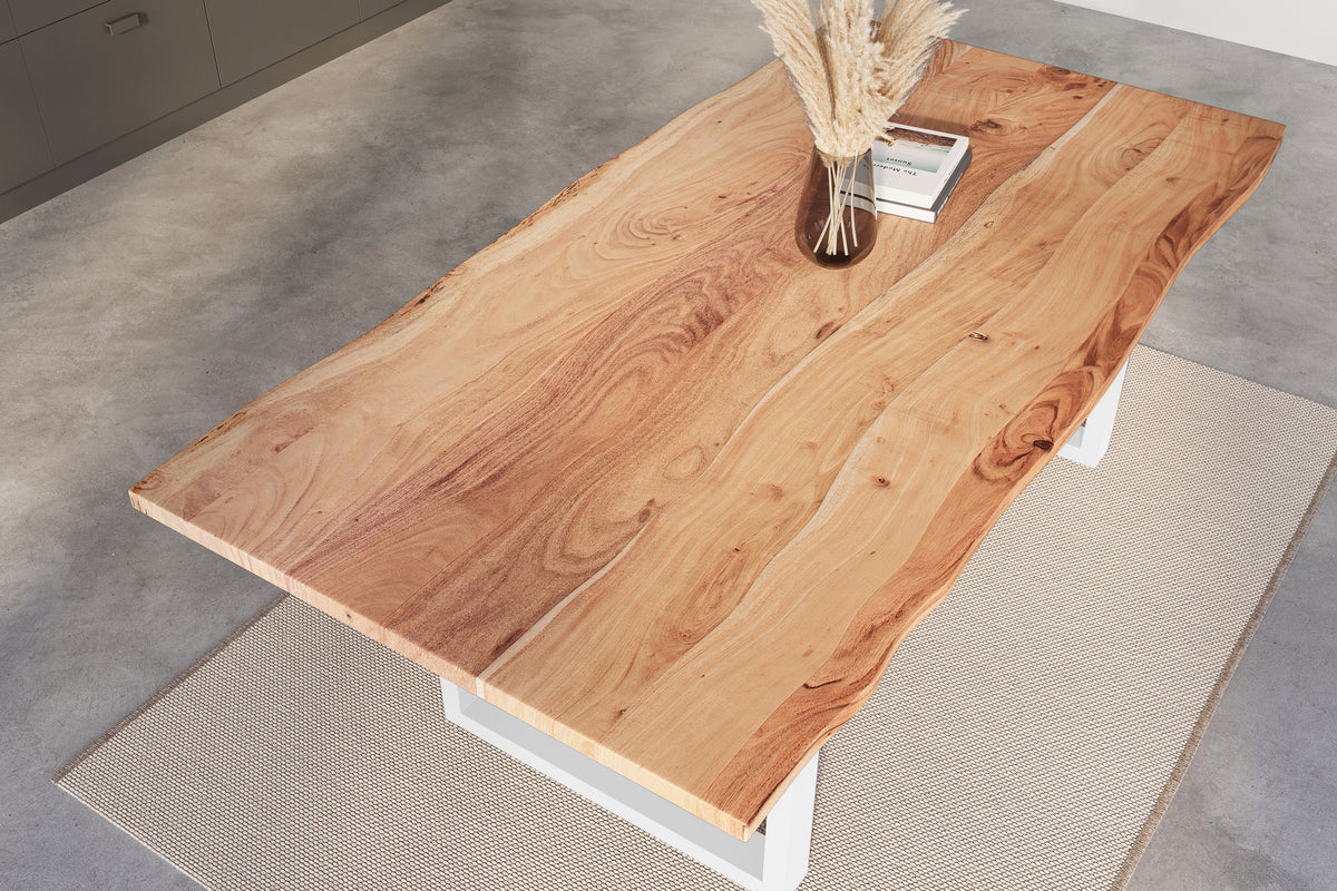 #200x100 #naturfarben #u-gestellweiß