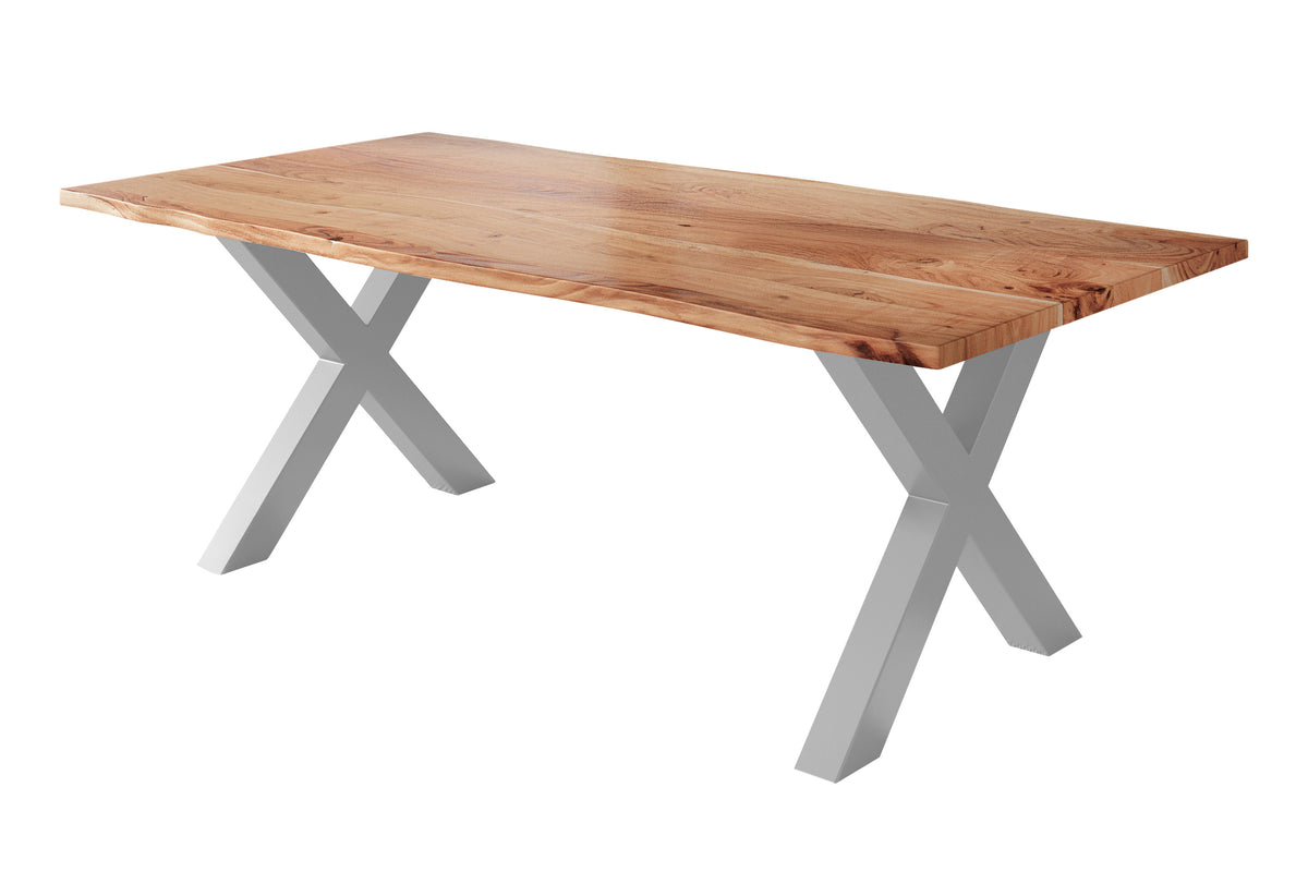 #180x90 #naturfarben #x-gestellsilber