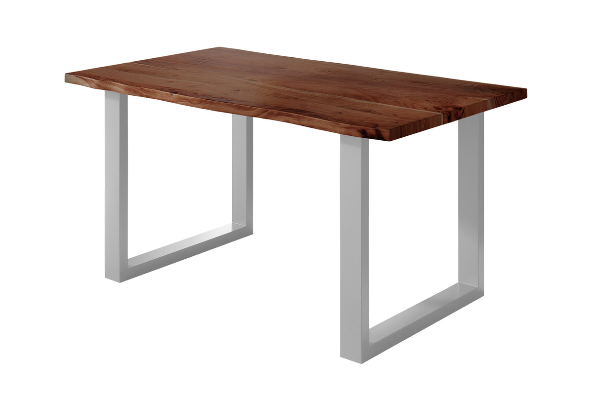 #120x80 #nussbaumfarben #u-gestellsilber