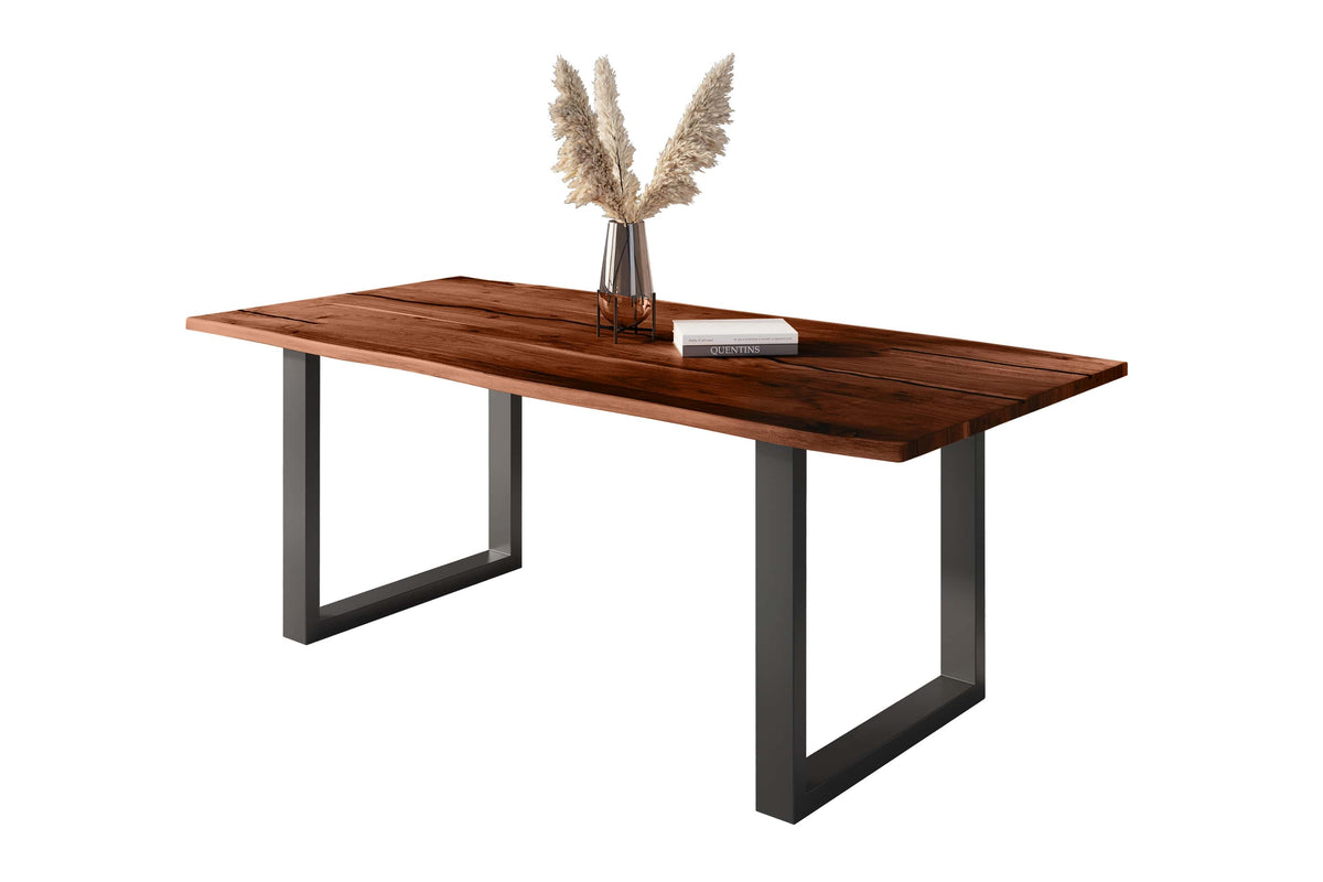 #220x100 #nussbaumfarben #u-gestellschwarz