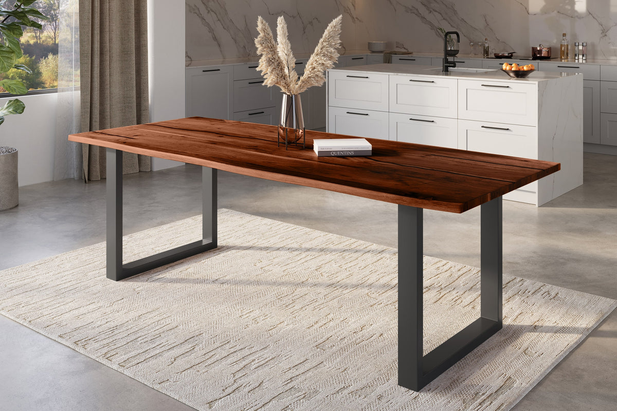 #260x100 #nussbaumfarben #u-gestellschwarz
