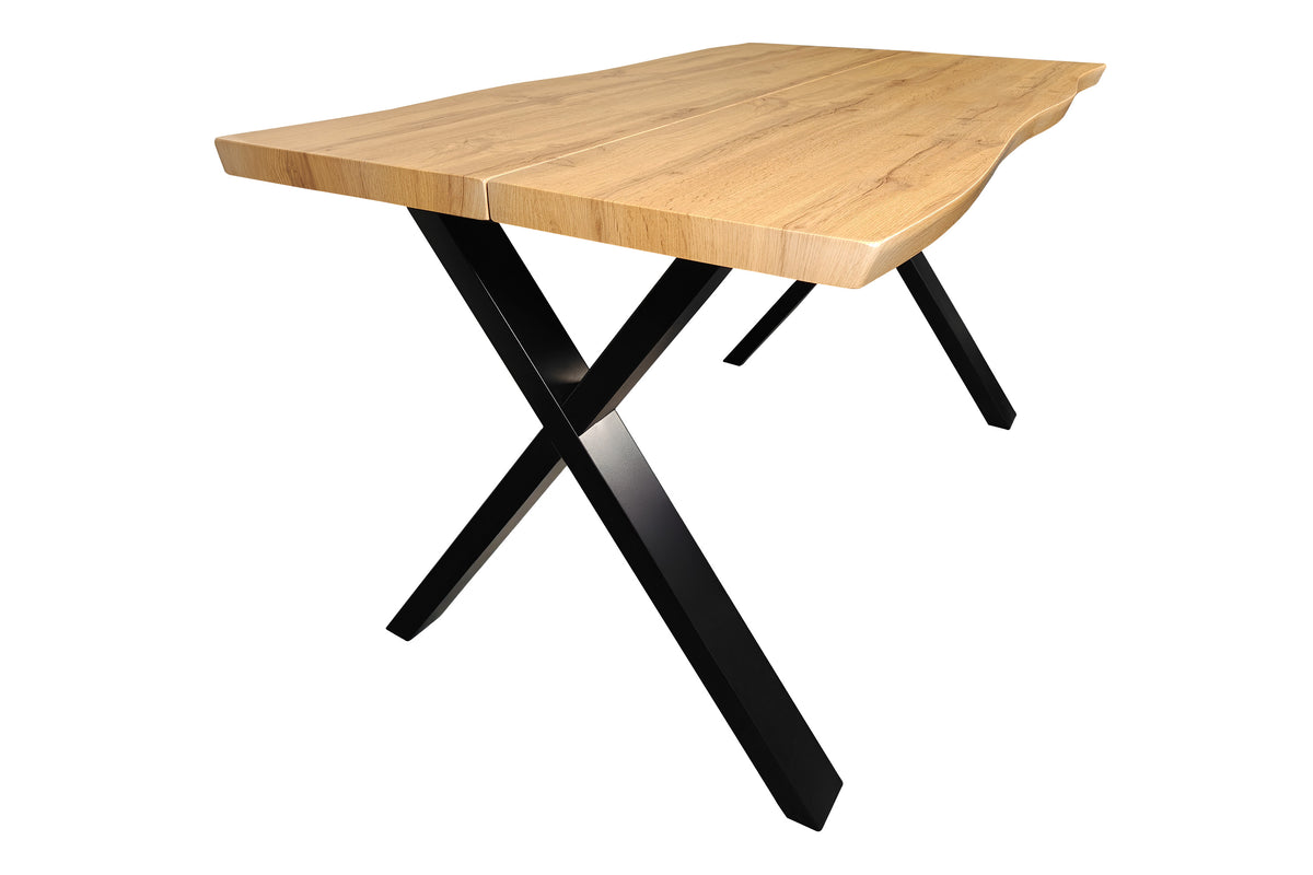 #140x80 #eichefarben #x-gestellschwarz