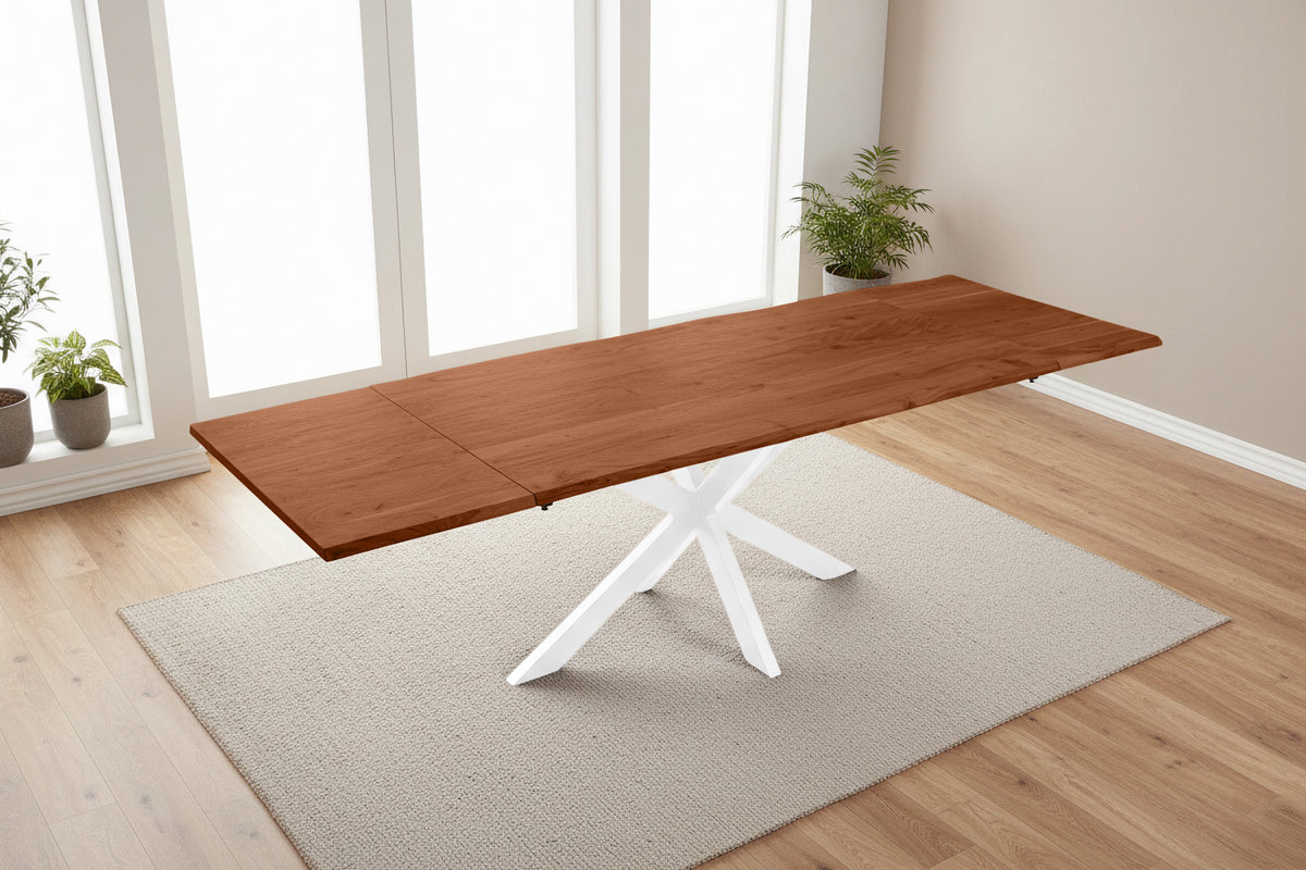 #180x90 #nussbaumfarben #spider-gestellweiß