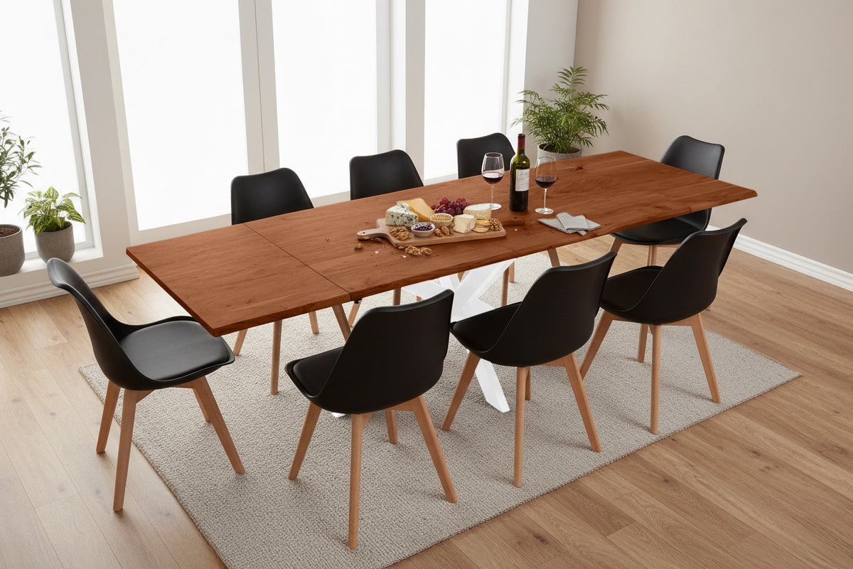 #180x90 #nussbaumfarben #spider-gestellweiß