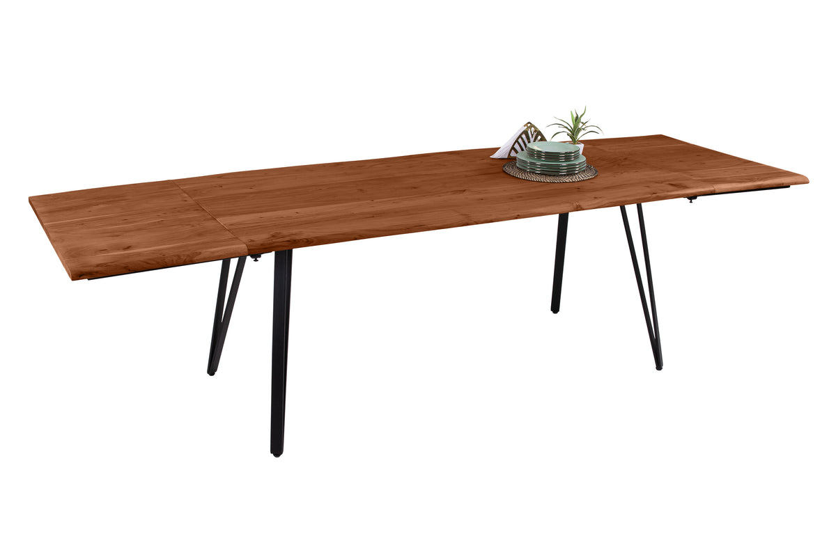 #180x90 #nussbaumfarben #vierfuß-gestellschwarz