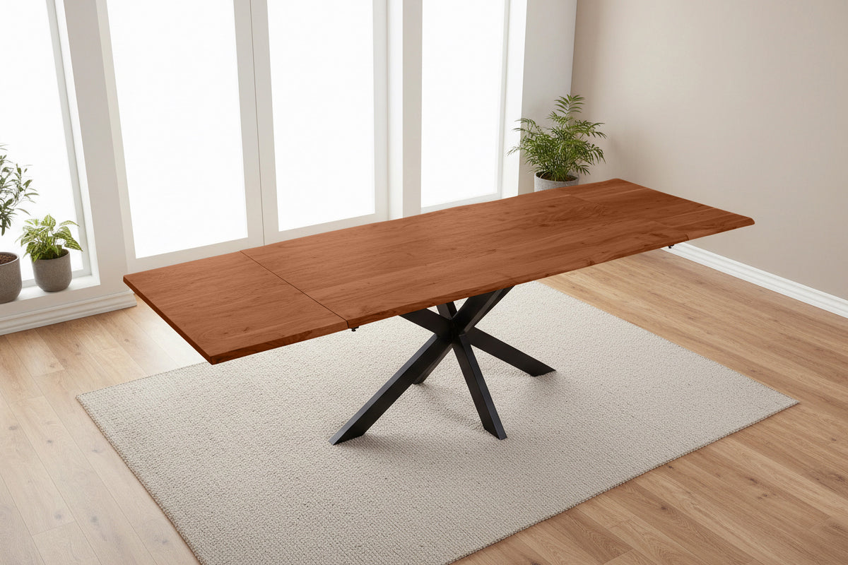 #180x90 #nussbaumfarben #spider-gestellschwarz