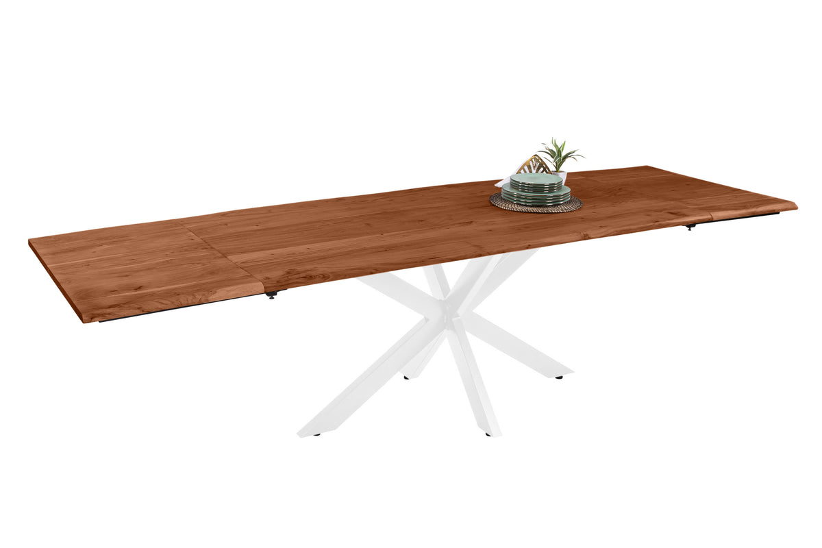 #180x90 #nussbaumfarben #spider-gestellweiß