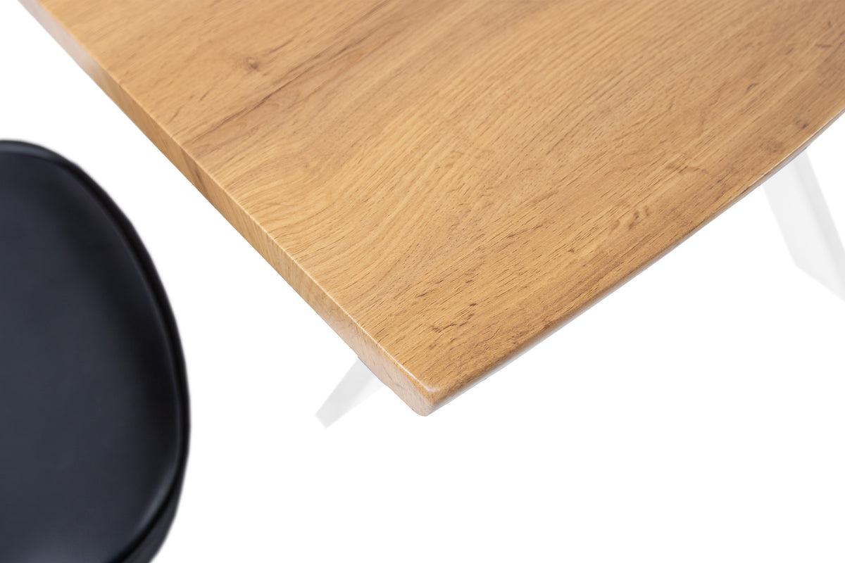 #140x80 #eichefarben #spider-gestellweiß