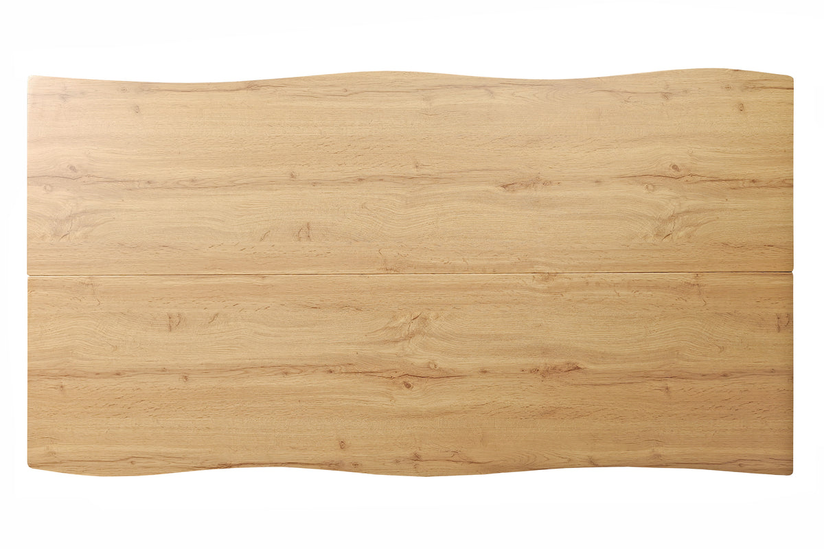 #140x80 #eichefarben #spider-gestellsilber