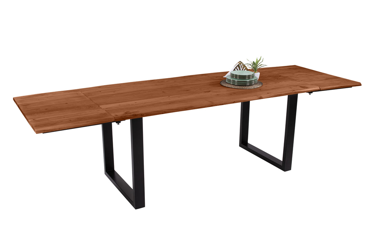 #180x90 #nussbaumfarben #u-gestellschwarz