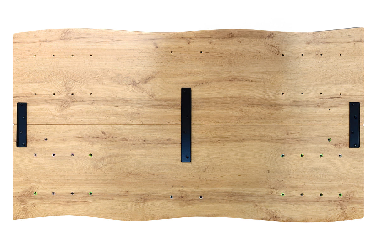 #140x80 #eichefarben #x-gestellsilber