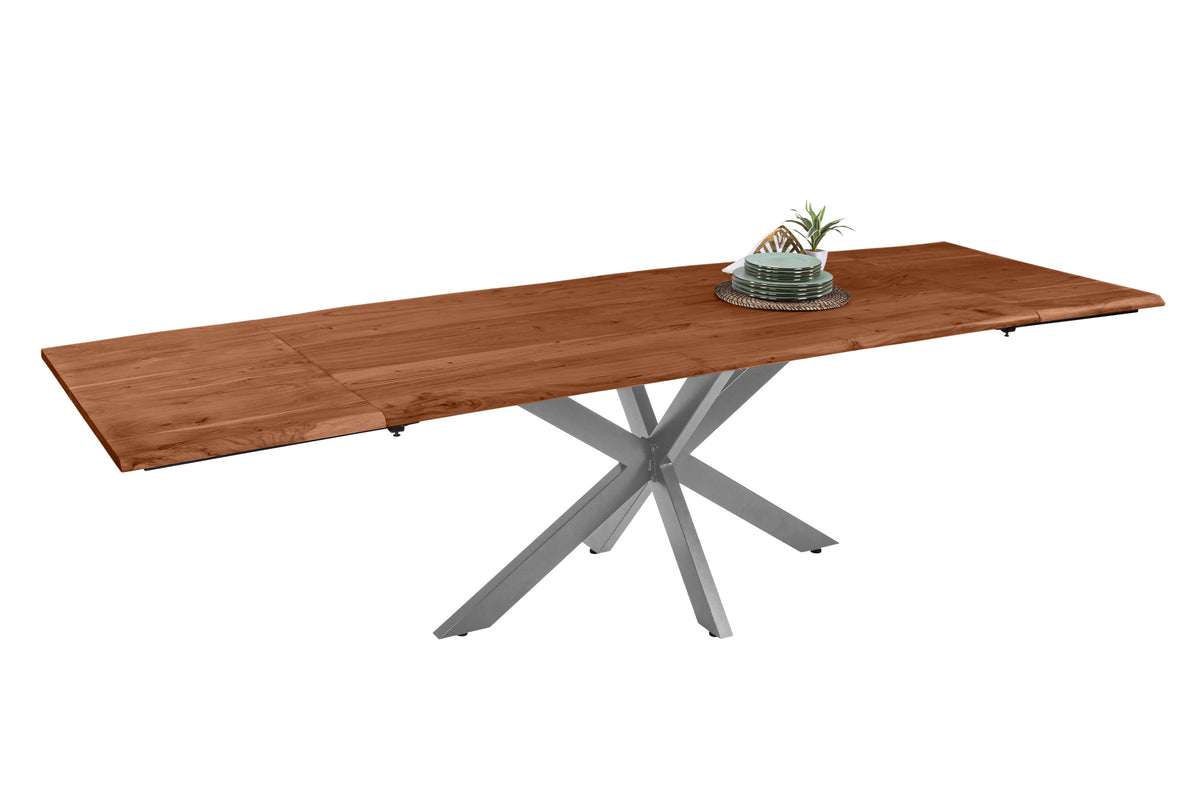 #180x90 #nussbaumfarben #spider-gestellsilber