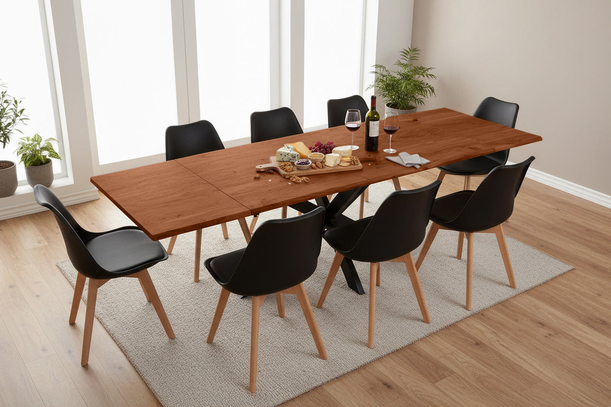 #180x90 #nussbaumfarben #spider-gestellschwarz