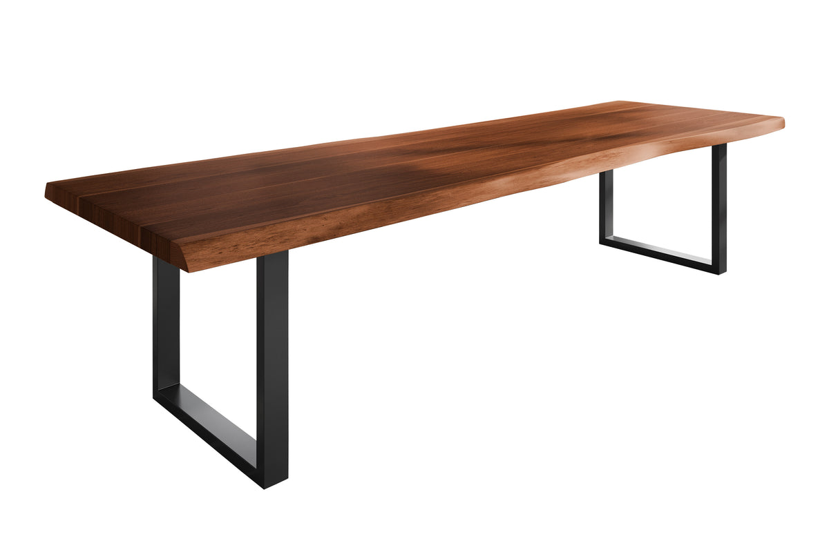#350x120 #nussbaumfarben #u-gestellschwarz
