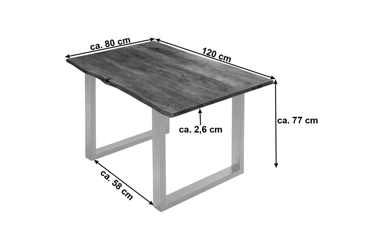 #120x80 #nussbaumfarben #silber