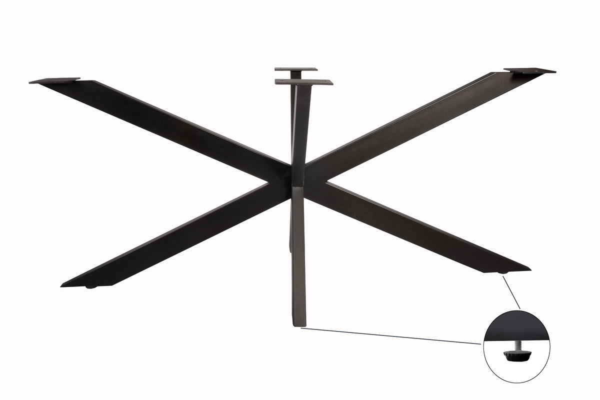 #180x90 #akazienaturfarben #spider-gestellschwarz