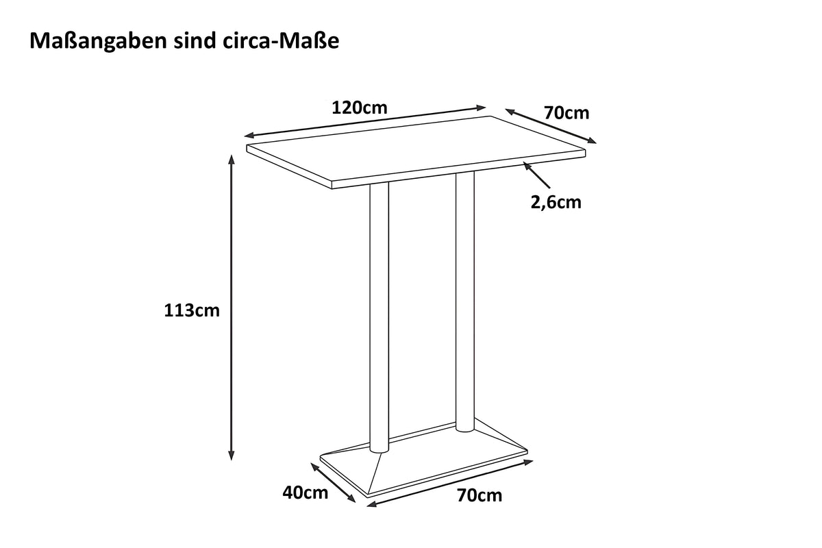 #120x70 #akazienaturfarben #schwarz
