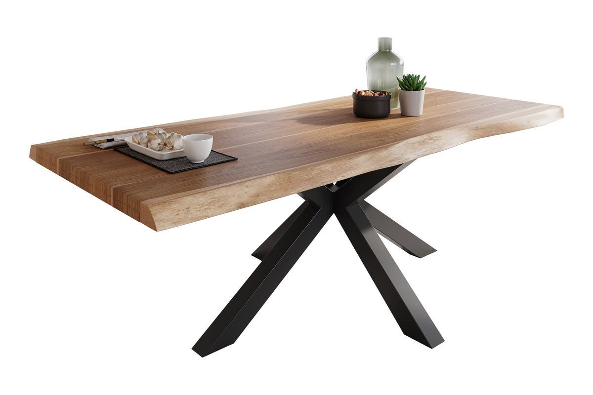 #220x100 #akazienaturfarben #spider-gestellschwarz