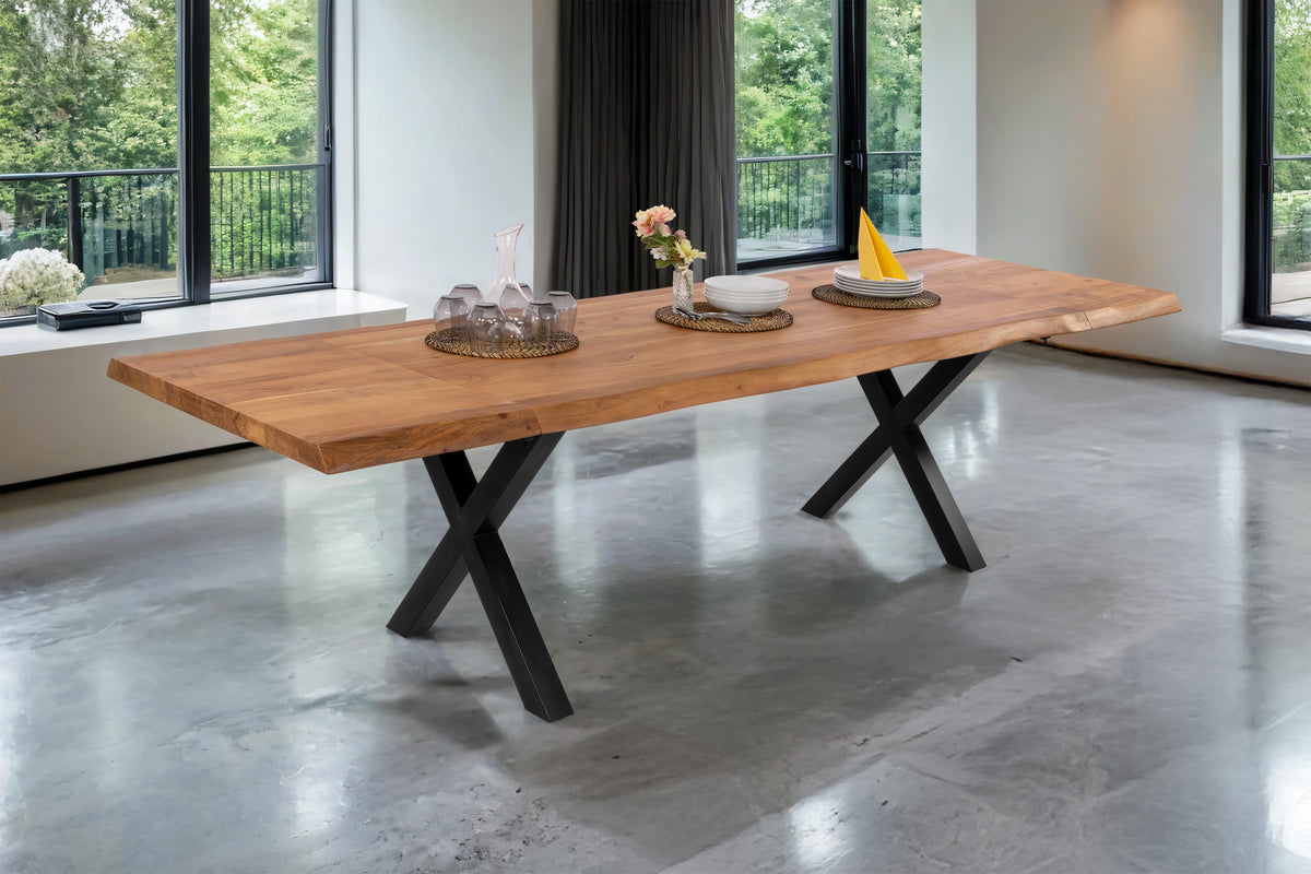 #200(300)x100 #naturfarben #x-gestellschwarz