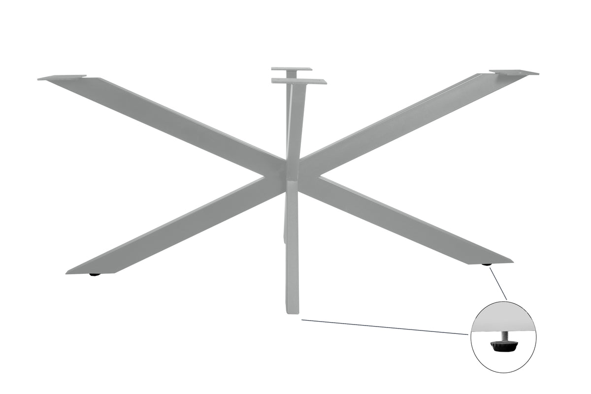 #180x90 #akazienaturfarben #spider-gestellsilber