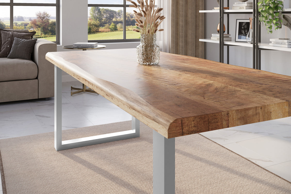 #240x100 #mangoroughfarben #u-gestellsilber