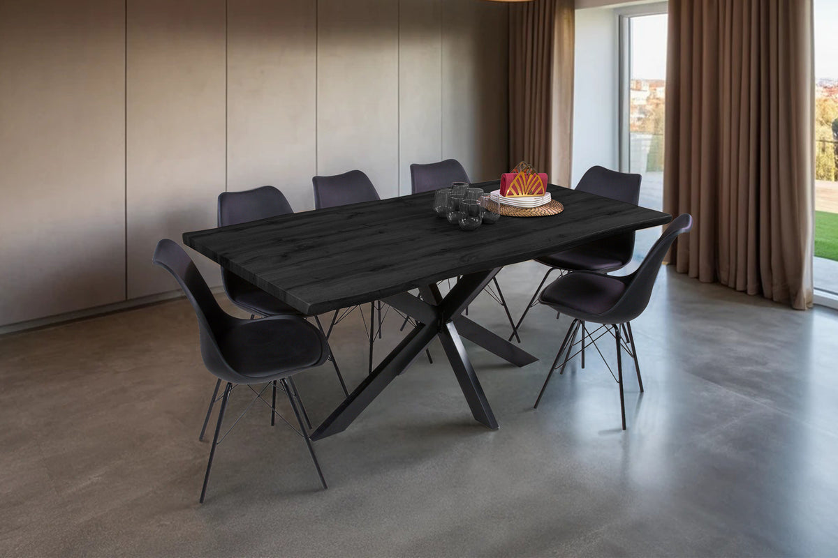 #180x90 #holzgrau-optik #spider-gestellschwarz