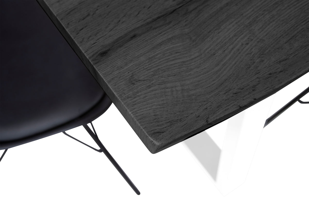 #160x85 #holzgrau-optik #u-gestellweiß