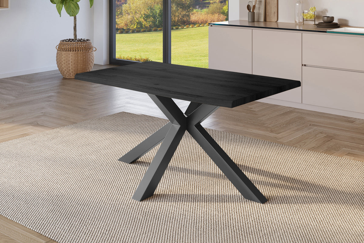 #120x80 #holzgrau-optik #spider-gestellschwarz