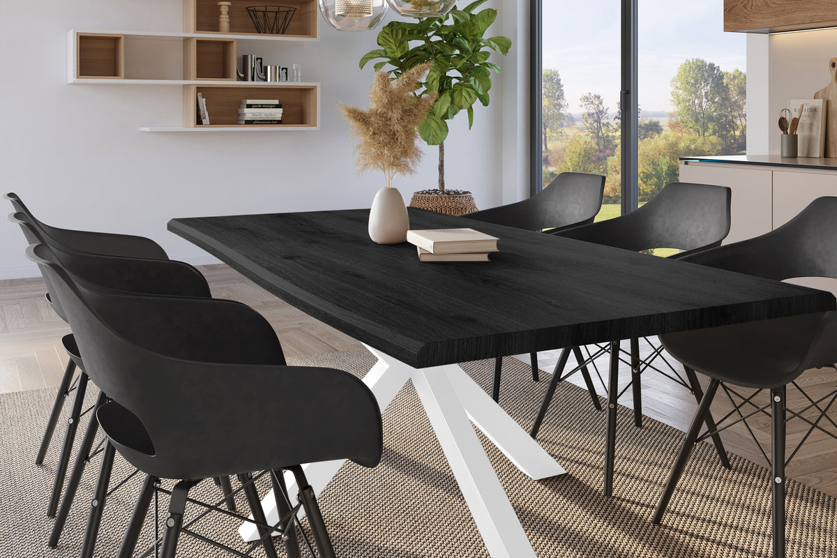 #220x100 #holzgrau-optik #spider-gestellweiß